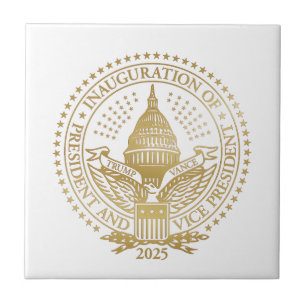 Carreau Inauguration du logo inaugural du président Trump