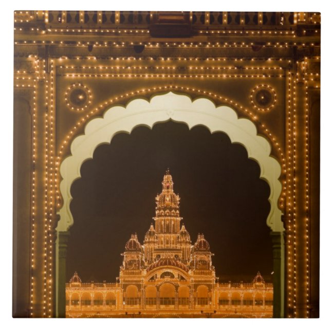 Carreau INDE, Karnataka, Mysore : Palais de Majaraja (b.3 (Devant)