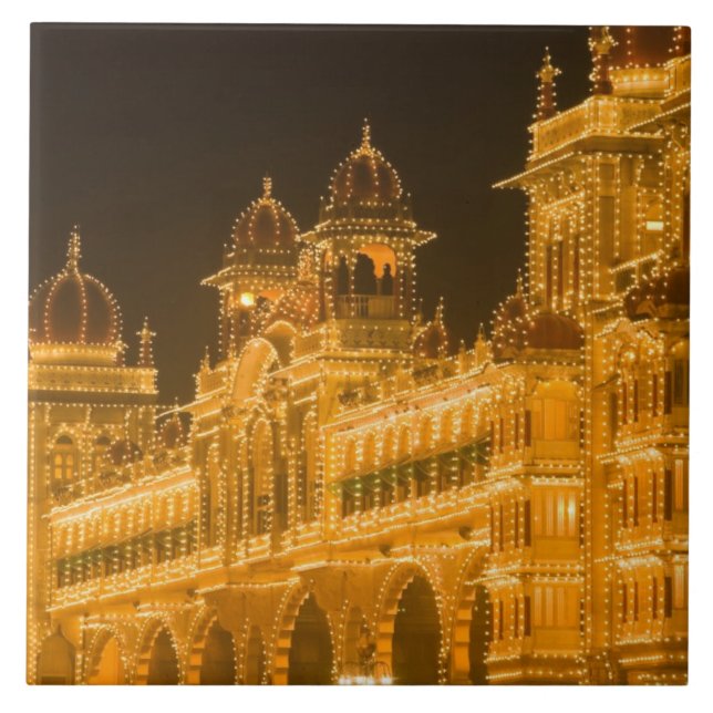 Carreau INDE, Karnataka, Mysore : Palais du Majaraja (b. 2 (Devant)