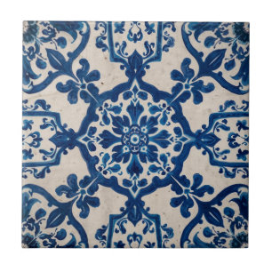 Carreau Indigo Azulejo Bleu Portugais Lisbonne Talavera