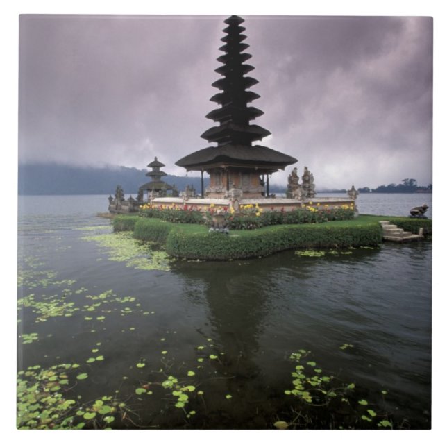 Carreau Indonésie, Bali, Temple Ulun Danu. (Devant)