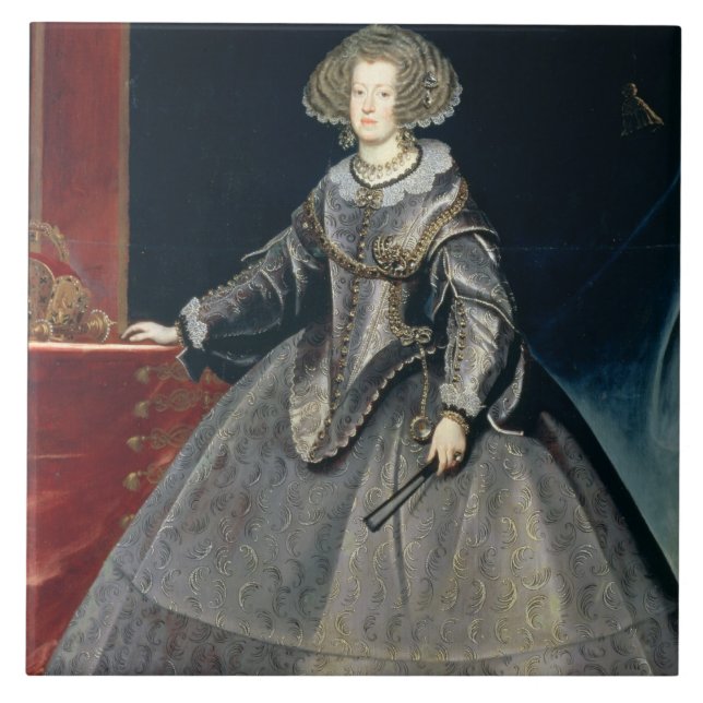 Carreau Infanta Maria Theresa (1638-83) c.1646 (l'huile (Devant)