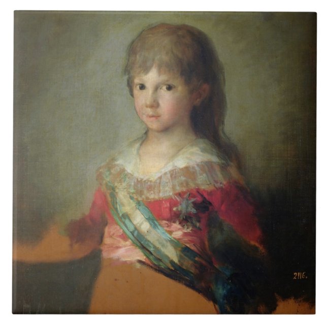 Carreau Infante Don Francisco de Paula Antonio, 1800 ( (Devant)