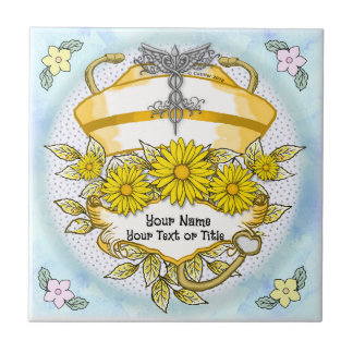 Carreau Infirmière Daisy caduceus