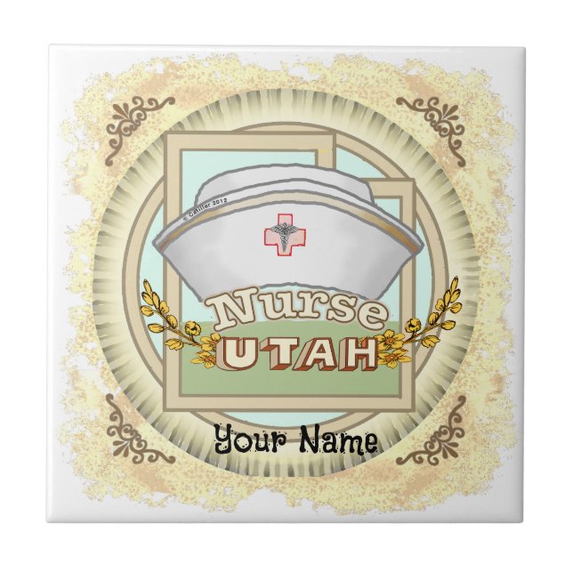 Carreau Infirmière de l'Utah (Devant)