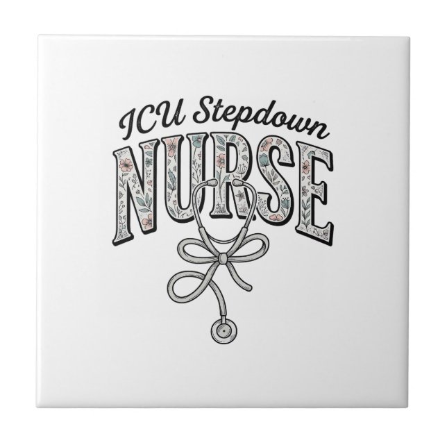 Carreau Infirmière de réanimation Stepdown Stéthoscope flo (Devant)