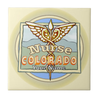 Carreau Infirmière du Colorado Caducée