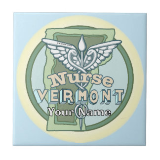 Carreau Infirmière du Vermont Caduceus