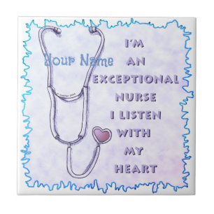 Carreau Infirmière exceptionnelle Stethoscope