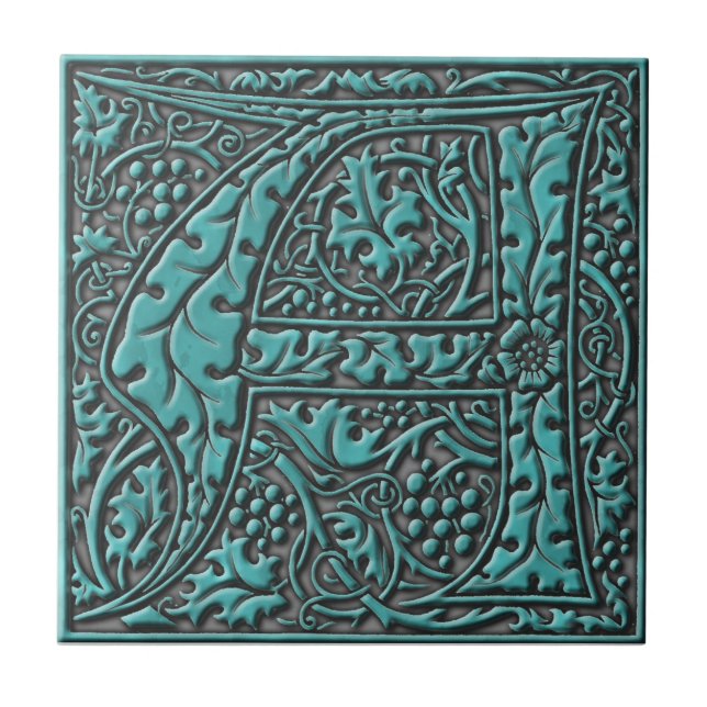 Carreau Initiale A de monogramme (Devant)