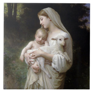Carreau Innocence (Madonna et Enfant), Bouguereau