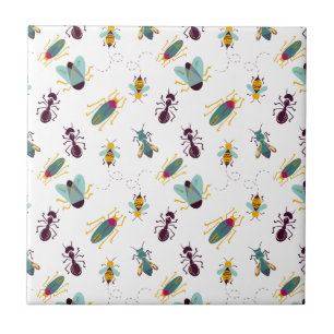 Carreau insectes de petits insectes
