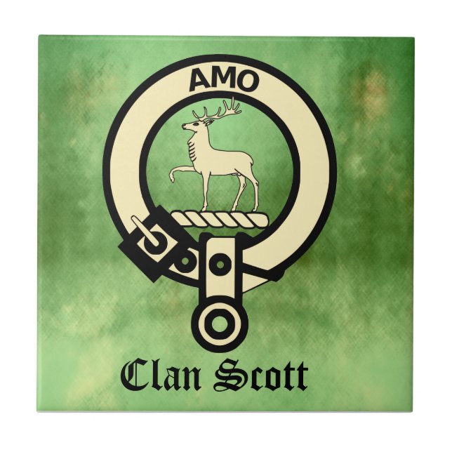 Carreau Insigne Clan Scott Crest (Devant)