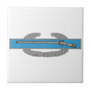 Carreau Insigne de l'infanterie de combat de l'armée CIB V