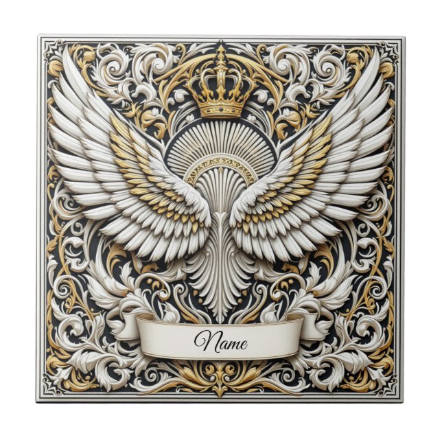 Carreau Insigne Noble Aigle (Devant)