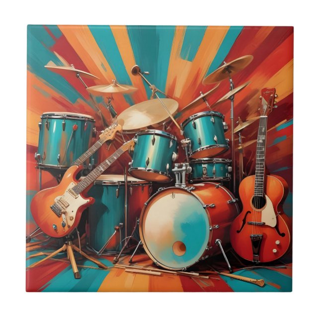 Carreau Instruments de musique (Devant)