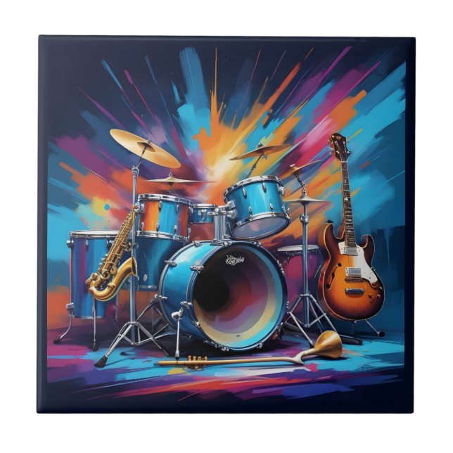 Carreau Instruments de musique (Devant)