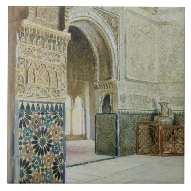 Carreau Intérieur d'Alhambra, Grenade (la semaine) (Devant)