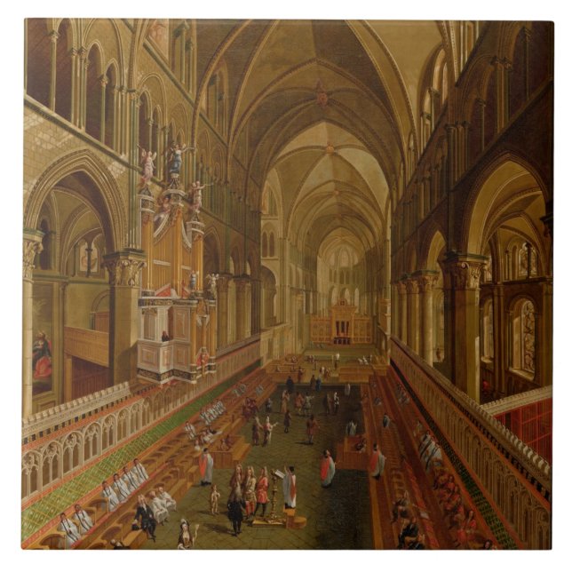 Carreau Intérieur de la cathédrale de Cantorbéry, (Devant)
