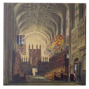 Carreau Intérieur de la chapelle de St George, château d