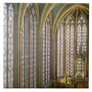 Carreau Intérieur de la chapelle supérieure semblant est
