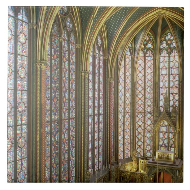 Carreau Intérieur de la chapelle supérieure semblant est, (Devant)