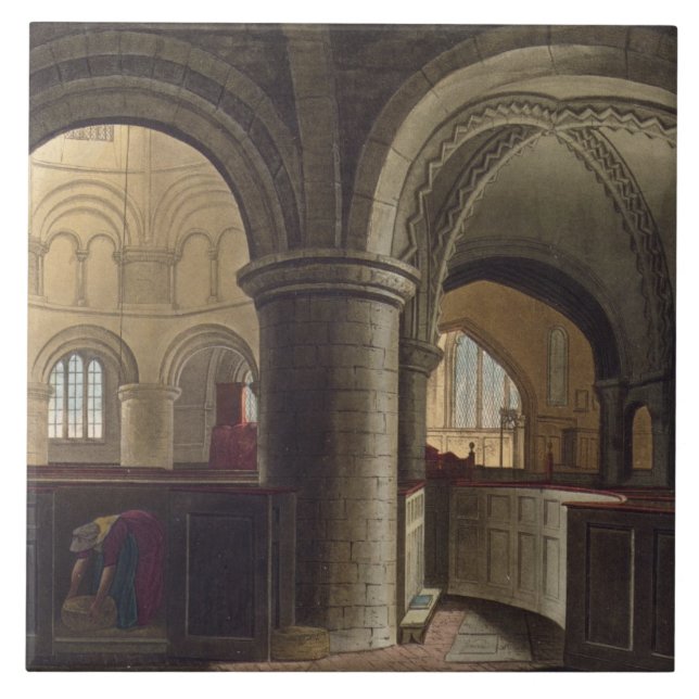 Carreau Intérieur de l'église de la tombe sainte, Camb (Devant)
