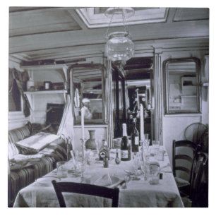 Carreau Intérieur d'un bateau du Nil (photo de b&w)