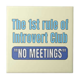 Carreau Introvert Club    T-Shirt