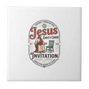 Carreau Invitation Jésus Chaise Vide Invitation Jésus Chai