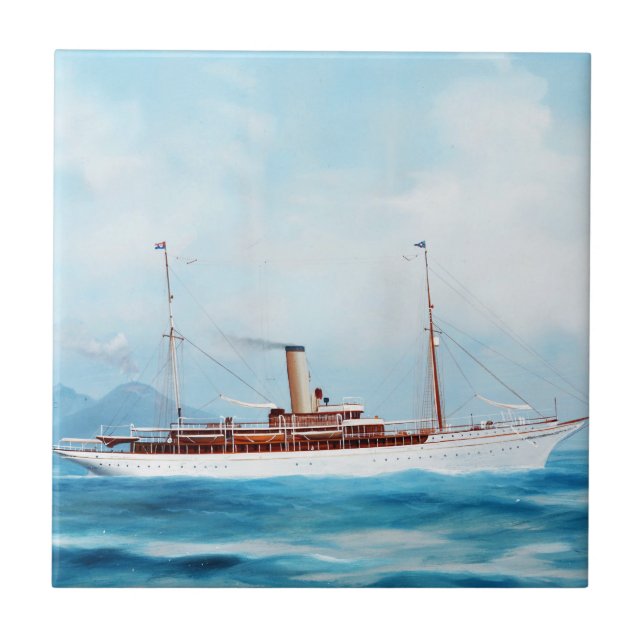 Carreau Iolanda Steam Yacht 1909 (Devant)