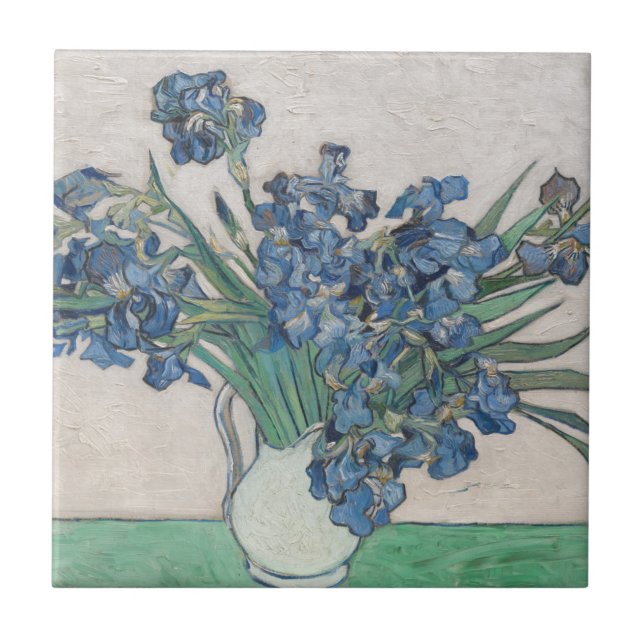 Carreau Iris de Vincent van Gogh |, 1890 (Devant)