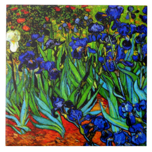 Carreau Irises, le célèbre tableau floral de Van Gogh