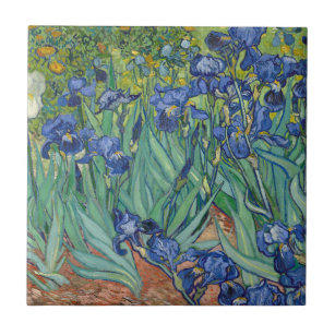 Carreau Irises par Van Gogh