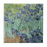 Carreau Irises par Van Gogh<br><div class="desc">Les Irises de Van Gogh</div>