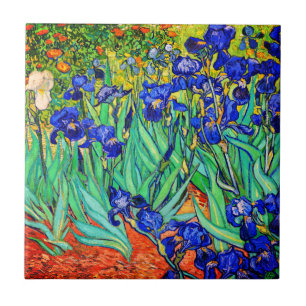 Carreau Irises par Vincent Van Gogh