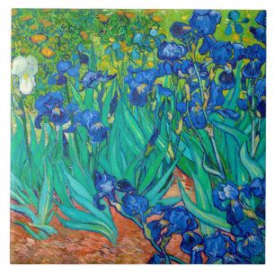 Carreau Irises, Vincent van Gogh