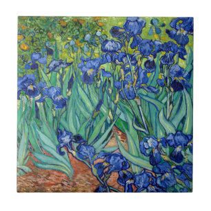 Carreau Irises Vincent van Gogh Painting Tile