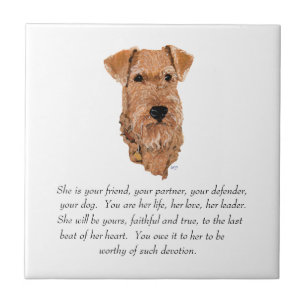 Carreau Irish Terrier Keepsake