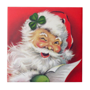 Carreau Irlandais Père Noël, Irlandais, Noël, Irlande