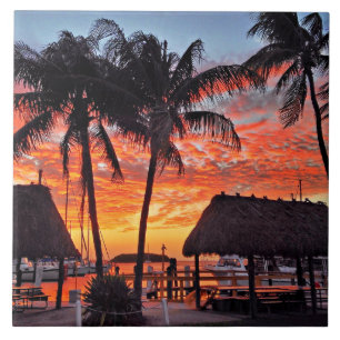 Carreau Islamorada, coucher de soleil de Floride