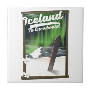 Carreau Islande pour faire du snowboard