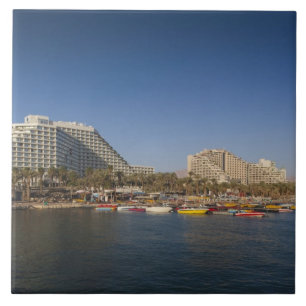 Carreau Israël, le Néguev, Eilat, le bord de mer Rouge