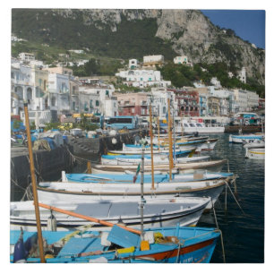 Carreau ITALIE, Campanie (Baie de Naples), CAPRI:Marina