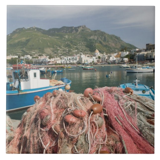 Carreau ITALIE, Campanie, (Baie de Naples), ISCHIA, FORIO  (Devant)