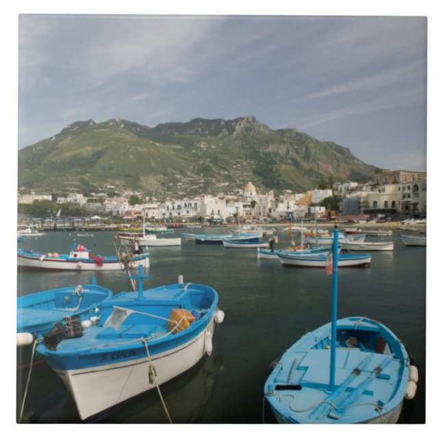 Carreau ITALIE, Campanie, (baie de Naples), ISCHIA, FORIO  (Devant)