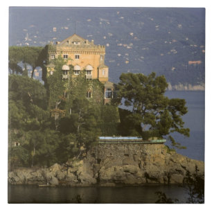 Carreau Italie, Portofino. Vie panoramique sur la