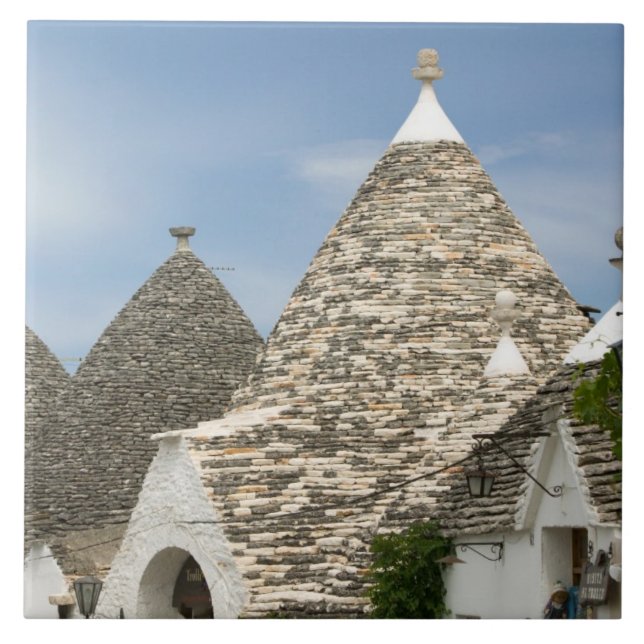 Carreau Italie, Pouilles, Alberobello, Terra dei Trulli, (Devant)