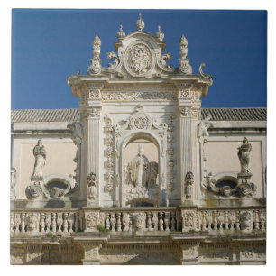 Carreau Italie, Pouilles, Lecce, Piazza del Duomo, Palais