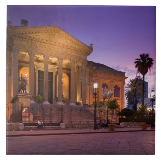 Carreau Italie, Sicile, Palerme, Opéra Teatro Massimo (Devant)